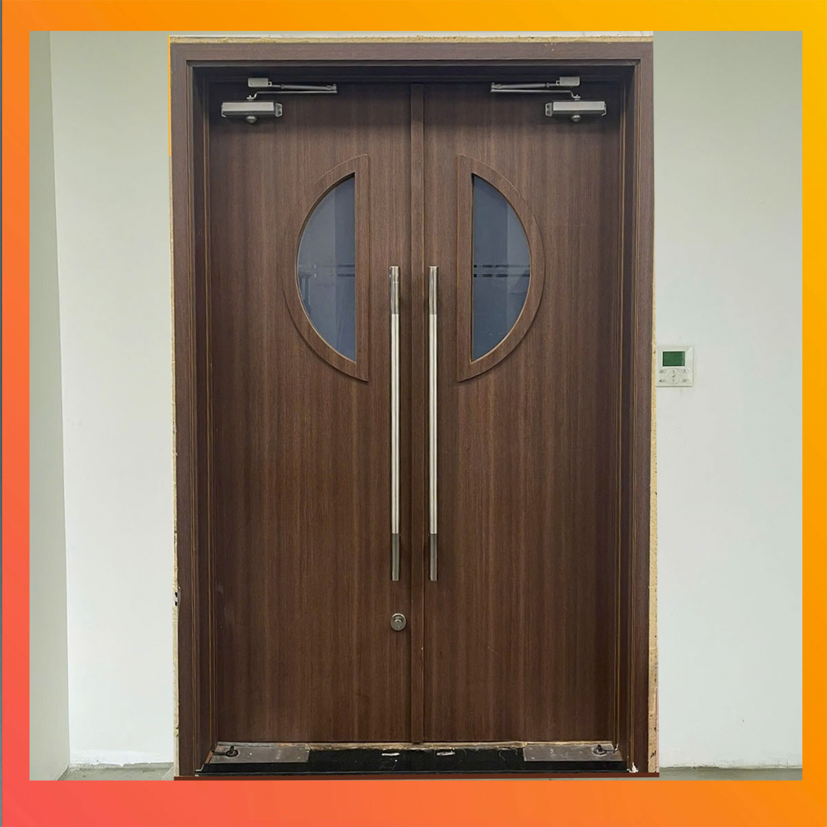 Cửa Gỗ Chống Cháy Mở Hai Chiều  EI60 Phút